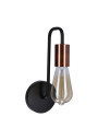 Herpe wall light 1xE27 black 10 cm - product image 2