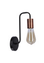 Herpe wall light 1xE27 black 10 cm - product image 5