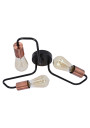 Herpe pendant light 3xE27 black 48 cm