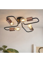 Lampa wisząca Herpe 4xE27 czarny 48 cm - zdjęcie produktu 1
