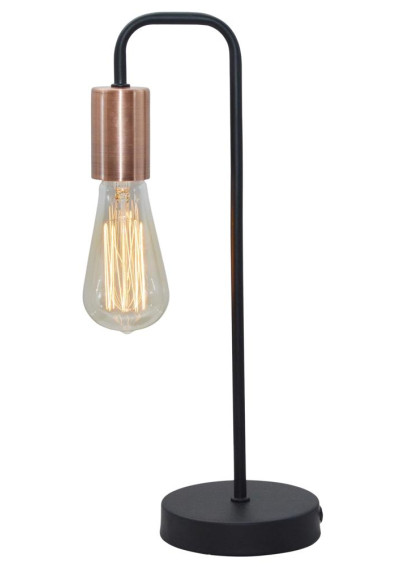 Herpe table lamp 1xE27 black 12 cm