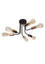 Spill pendant light 6xE27 black 27 cm