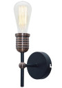 Kirimu wall light 1xE27 black 10 cm