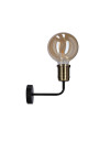 Lampa ścienna Goldie 1xE27 czarny + patynowy 8 cm - zdjęcie produktu 2
