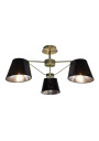 Cortez pendant light 3xE14 patynowy / black 66 cm
