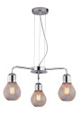 Gliva pendant light 3xE27 chromee 46 cm