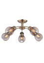 Lampa wisząca Gliva 5xE27 patynowy 62 cm