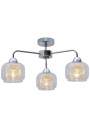 Lampa wisząca Ray 3xE14 chromowy 56 cm