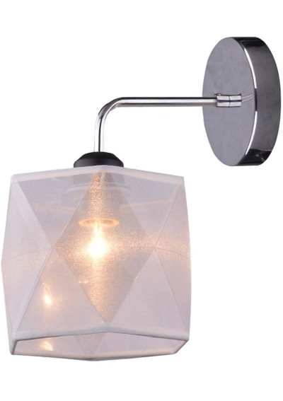 Lampa ścienna Nosja 1xE27 chromowy 20 cm