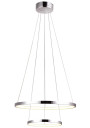 Lune pendant light 40 W LED 4000 K chromee 50 cm