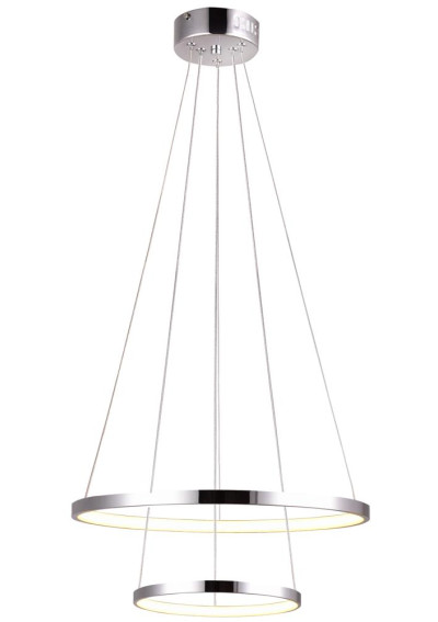 Lune pendant light 40 W LED 4000 K chromee 50 cm