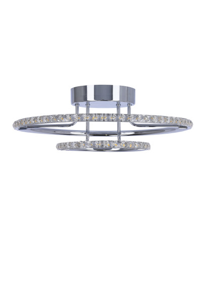 Adel ceiling light 36 W LED 3000 K chromee 40 cm