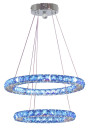 Lords pendant light 27 W LED chromee 44 cm