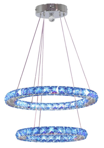 Lampa wisząca Lords 27 W LED chromowy 44 cm