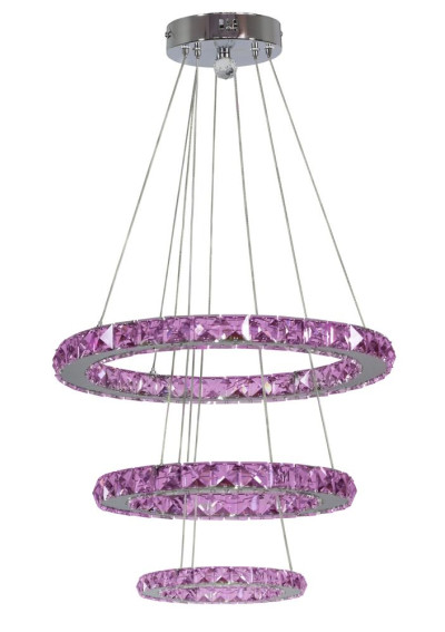 Lords pendant light 48 W LED chromee 50 cm