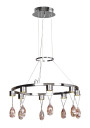 Prisma pendant light 3 W LED 3000 K chromee 52 cm
