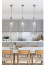 Duero pendant light 1xGU10 chromee 8 cm - product image 1