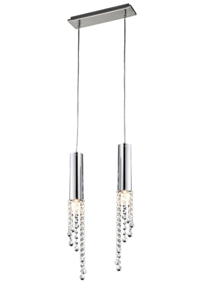 Lampa wisząca Duero 2xGU10 chromowy 31 cm
