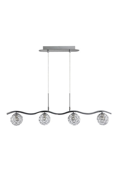 Starlet pendant light 4xG9 chromee 73 cm