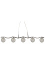 Lampa wisząca Starlet 5xG9 srebrny 86 cm