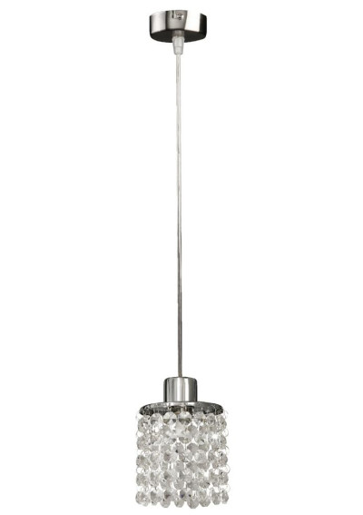 Royal pendant light 1xG9 chromee, kryształki bezbarwne 12 cm