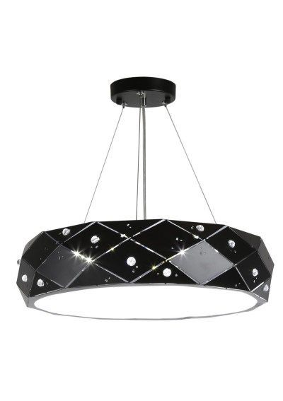 Glance pendant light 17 W LED 4000 K black 30 cm