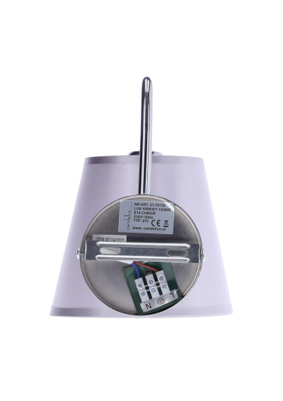 Lampa ścienna Luk 1xE14 chromowy 22 cm - zdjęcie produktu 11