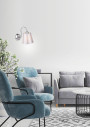 Lampa ścienna Luk 1xE14 chromowy 22 cm - zdjęcie produktu 13