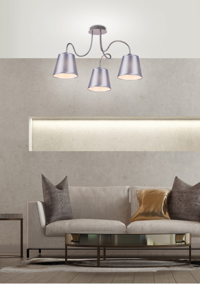 Luk pendant light 3xE14 chromee 60 cm - product image 2