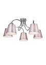 Lampa wisząca Luk 5xE14 chromowy 70 cm - zdjęcie produktu 5
