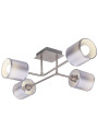 Sax pendant light 4xE14 satin nickel 69 cm