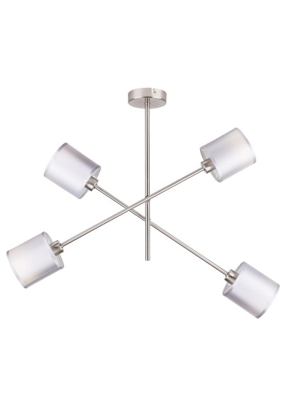 Sax pendant light 4xE14 satin nickel 58 cm