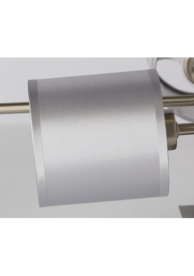 Lampa wisząca Sax 6xE14 satyna nikiel 80 cm - zdjęcie produktu 2