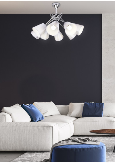 Vox pendant light 8xE14 chromee 66 cm - product image 1