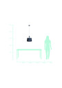 Lampa wisząca Gillenia 1xE27 czarny 35 cm - zdjęcie produktu 2