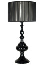 Lampa stołowa Gillenia 1xE27 czarny 30 cm