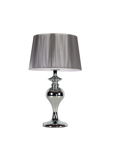 Lampa stołowa Gillenia 1xE27 srebrny 24 cm