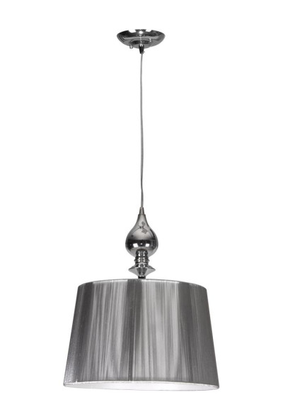 Lampa wisząca Gillenia 1xE27 srebrny 35 cm