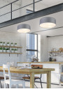 Kioto pendant light 3xE27 jasno grey 40 cm - product image 2