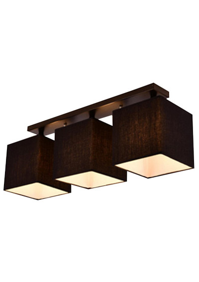 Lampa wisząca Boho 3xE27 czarny 66 cm