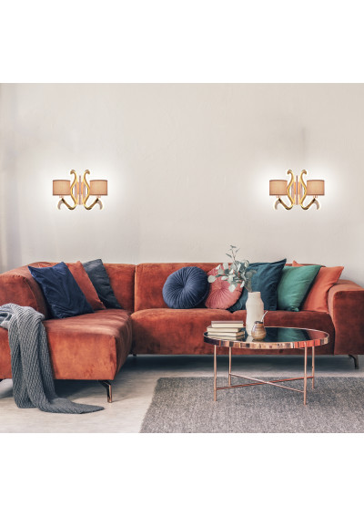 Lampa ścienna Ambrosia 40 W LED 2800 K miedziany 35 cm - zdjęcie produktu 4
