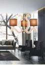 Ambrosia pendant light 40 W LED 2800 K copper 48 cm - product image 1