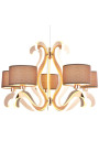 Ambrosia pendant light 40 W LED 2800 K copper 60 cm