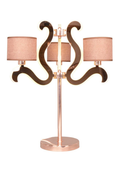 Lampa stołowa Ambrosia 40 W LED 2800 K miedziany 48 cm