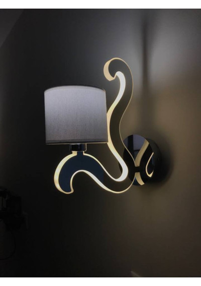Ambrosia wall light 40 W LED 2800 K chromee 10 cm - product image 1