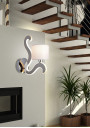 Ambrosia wall light 40 W LED 2800 K chromee 10 cm - product image 2