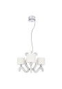 Ambrosia pendant light 40 W LED 2800 K chromee 48 cm