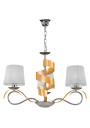 Denis pendant light 3xE14 chromee / gold 68 cm