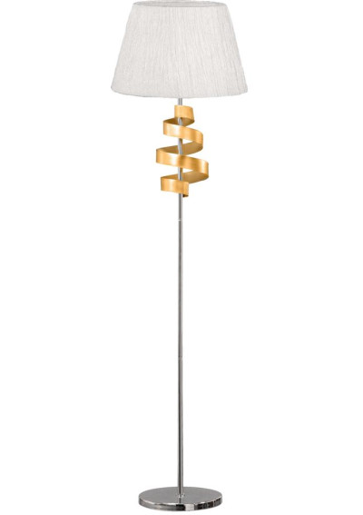 Denis floor lamp 1xE27 chromee / gold 168 cm