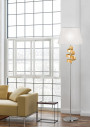 Denis floor lamp 1xE27 chromee / gold 168 cm - product image 2